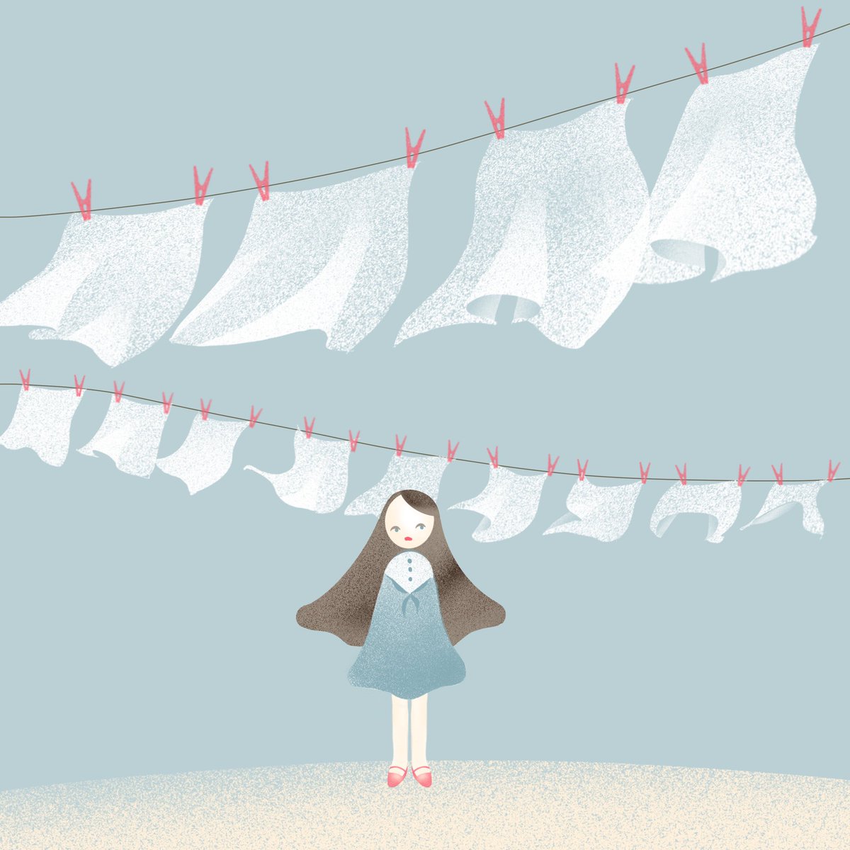 utaughost's tweet image. ghostが歌い、ladyが恋をする絵本のようなアニメーションをつくっています。
#これが私の代表作