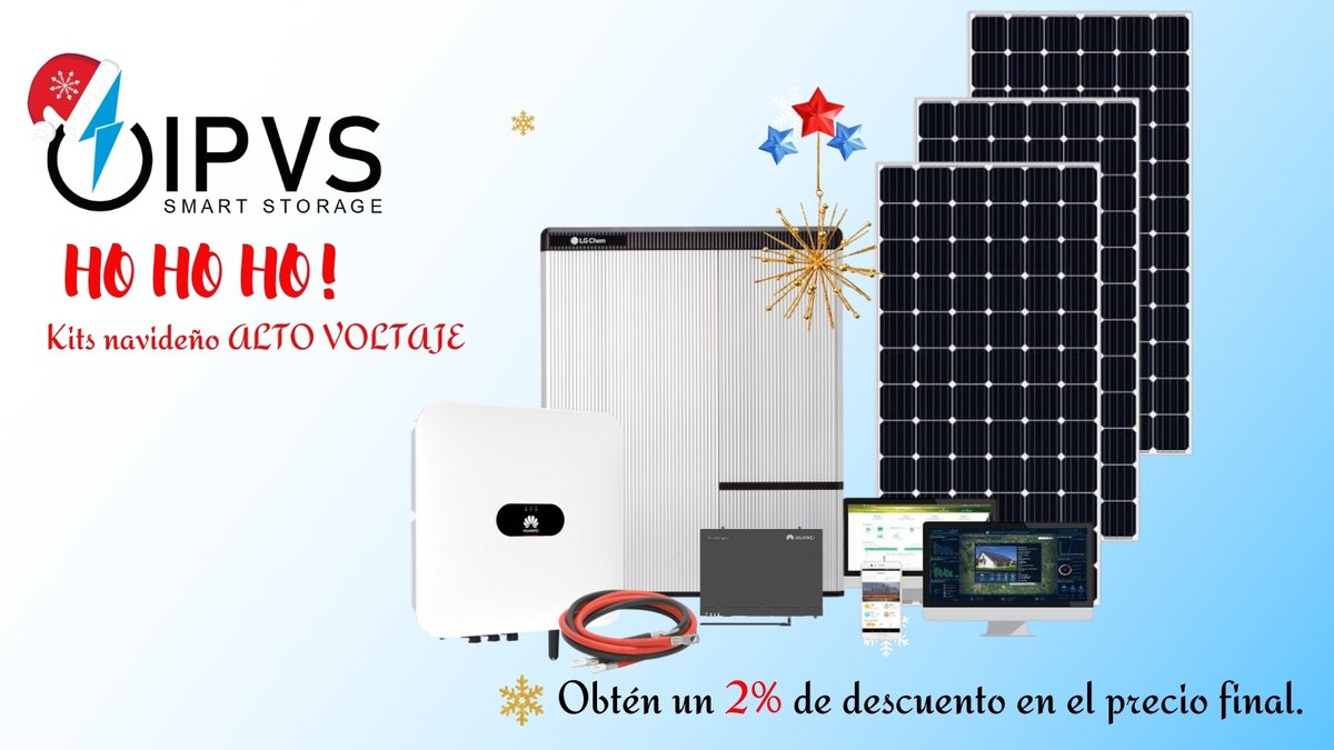 ipv_storage's tweet image. ¡Nuestra navidad es aún más energética! ☃ Por eso hemos preparado kits navideños pensados solo para ti.

Consultar: marketing@ipvstorage.com   

#energíasrenovables #energiafotovoltaica #intalaciónfotovoltaica