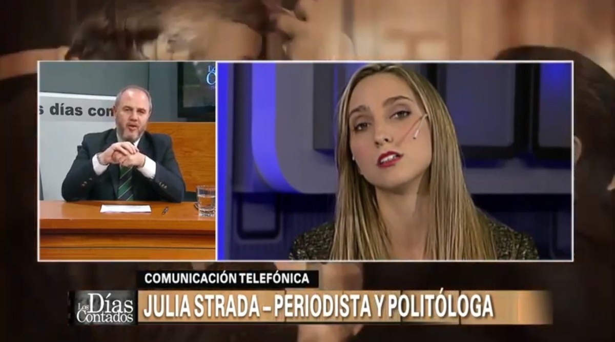 Some of our viewers are insisting (probably because of wiz-kid  @ffffedu's tweets) that the newest member of our cast, Julita Strada, is an economist with a doctorate.Our staff writers have always made it clear the Julita character is a political scientist! This thread explains: