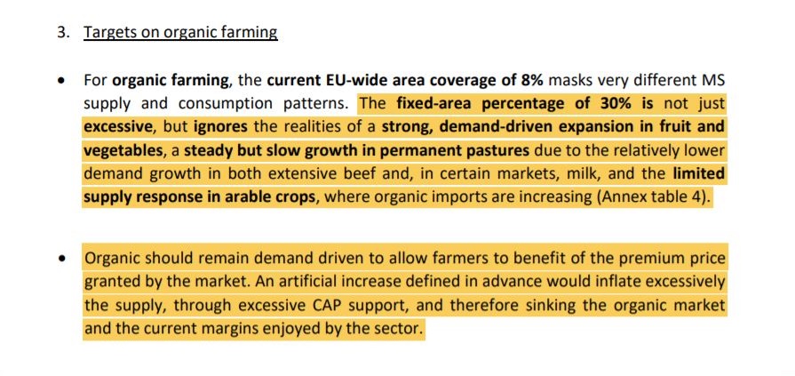 The EU Commission’s directorate general for agriculture also carefully follows the advice of these industriesAn internal memo shows the Commission's agri boss trying to shoot down most environmental targets in the  #EUFarm2Fork strategy #WithdrawTheCAP  https://corporateeurope.org/sites/default/files/2020-09/2020-01_DG-AGRI_BiodiversityStrategy.pdf