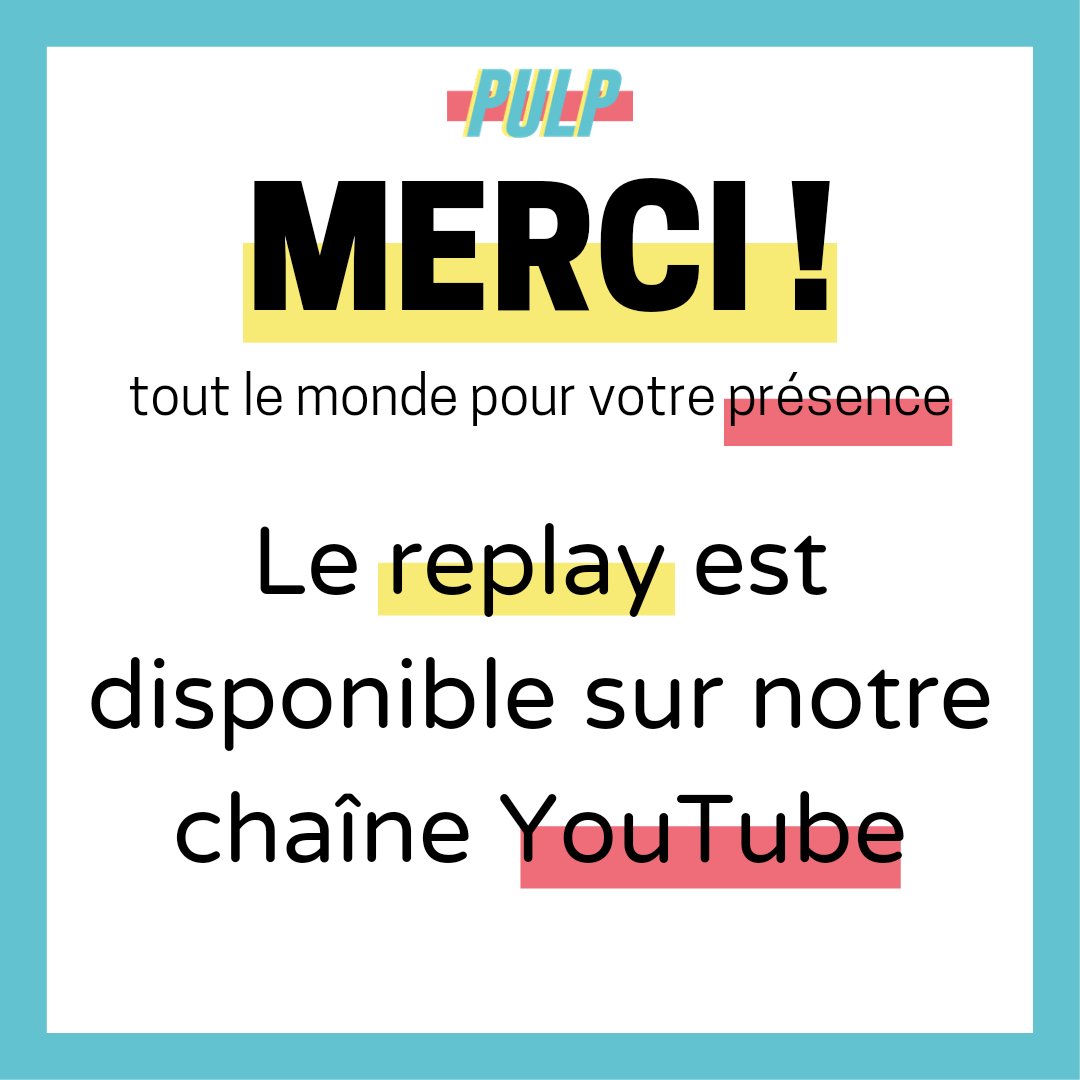 Merci 💛
Replay disponible ici ➡ youtu.be/By1xi166nkM