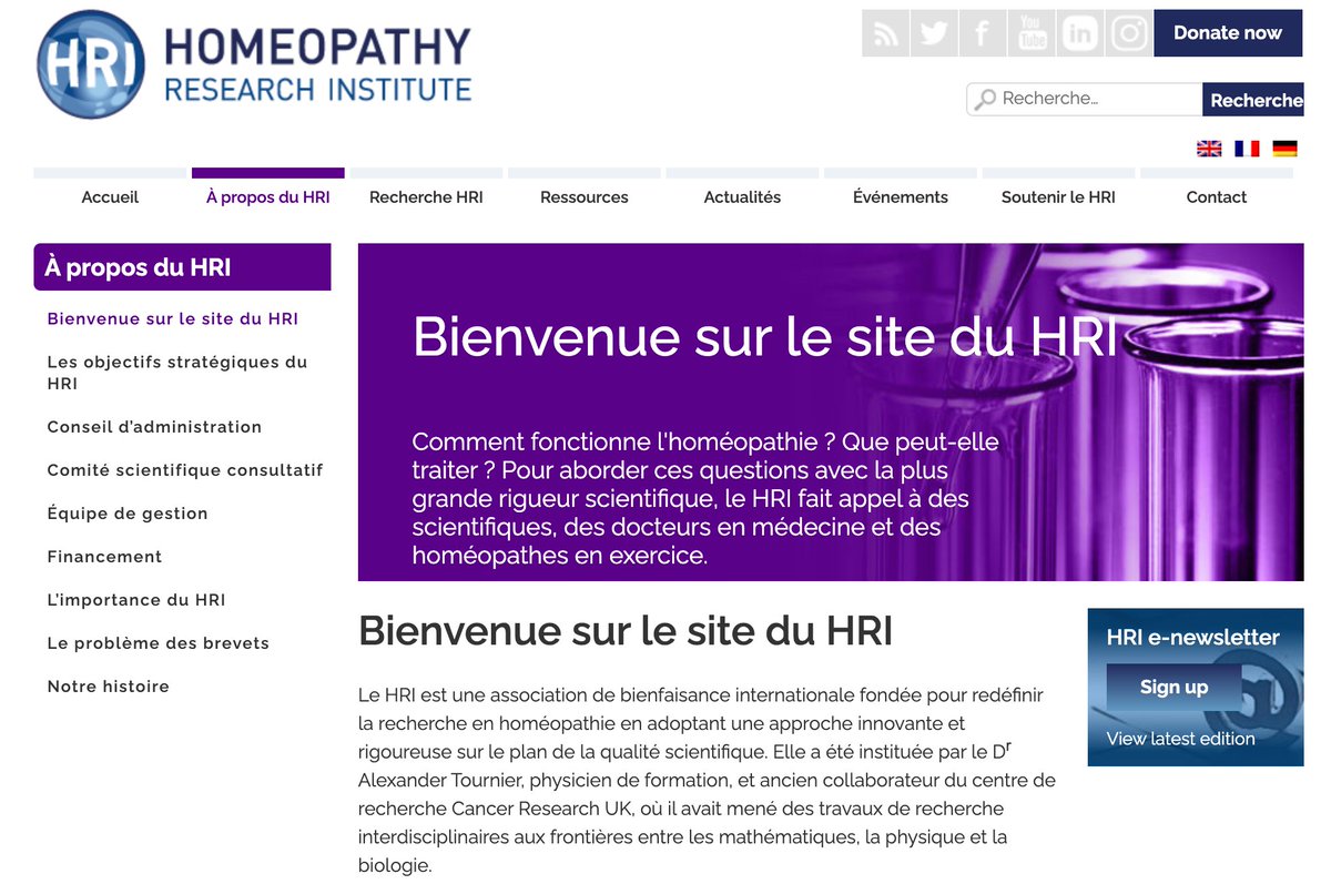 HRIresearch's tweet photo. We are pleased to announce that the HRI website is now available in French. 

French users can now learn more about the latest developments in homeopathy research and the ongoing work of HRI in dealing with key challenges facing the sector today: https://t.co/GcyhwIb1Ka https://t.co/vsFcpSbaVE
