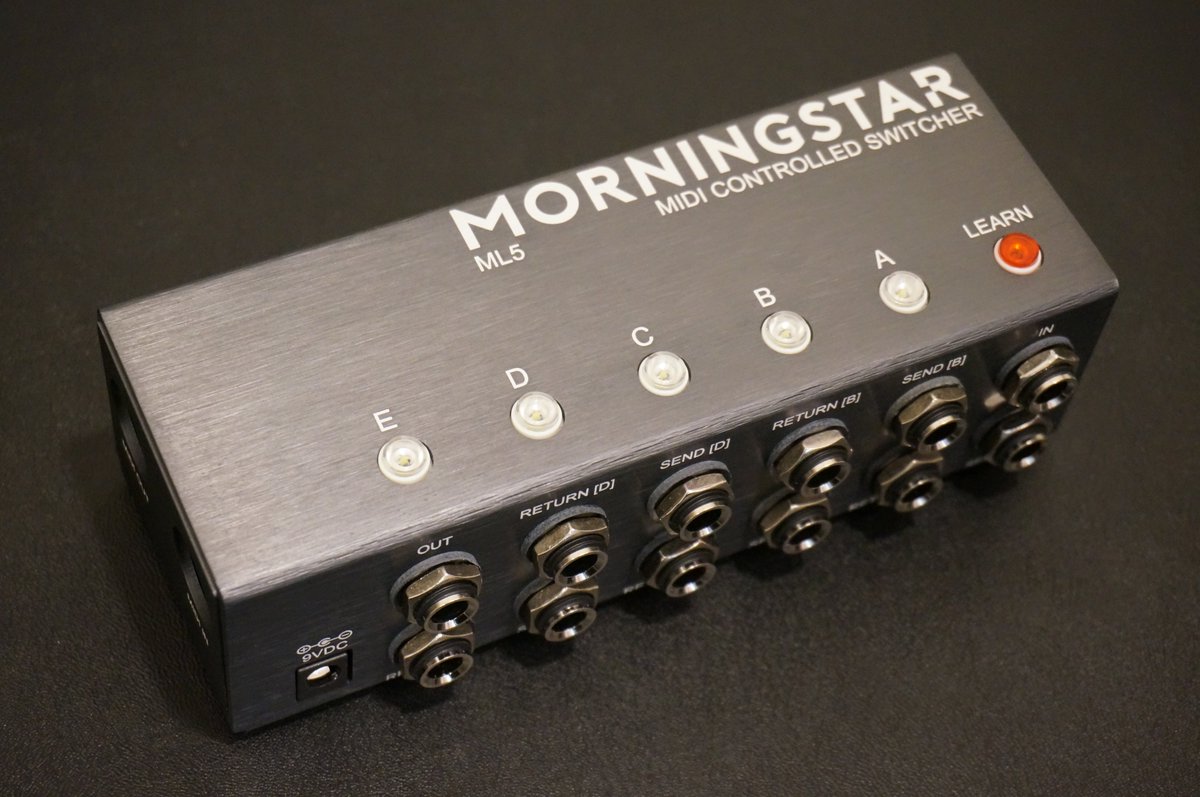 Morningstar ML5 MIDI コントロール ループ スイッチャー