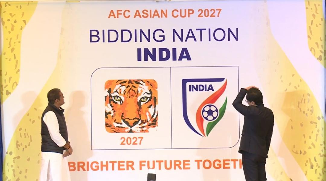 IFTWC's tweet photo. AIFF reveals bid logo for the AFC Asian Cup 2027🇮🇳 https://t.co/kgTOrVICUn