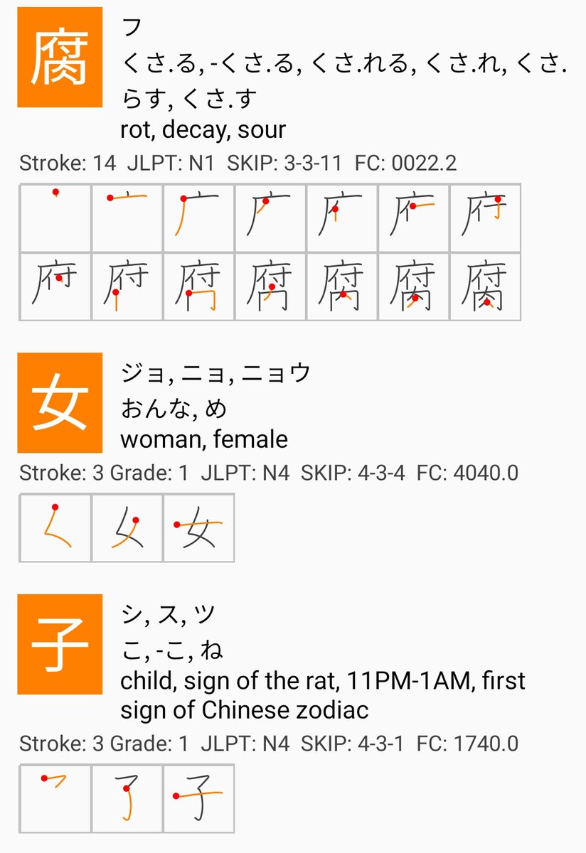Fujoshi 腐女子 comes from the kanji rotten - women - child. Literally rotten girl. Obv this way the connotation is bad, esp since its on purpose resemblance for the japanese word for respectable woman (aka contrasting that.)