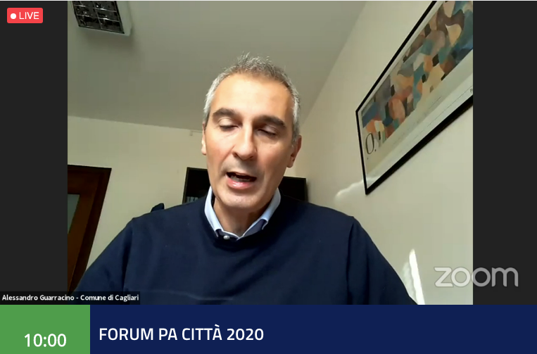 Alessandro Guarracino del
 <a href="/Comune_Cagliari/">Comune di Cagliari</a>:
#Cagliari si è contraddistinta come territorio vocato alla #digitalizzazione, ma nella transizione al digitale attenzione agli effetti collaterali

Segui la diretta su diretta.fpa.it
#ICityRank2020 #Forumpacittà