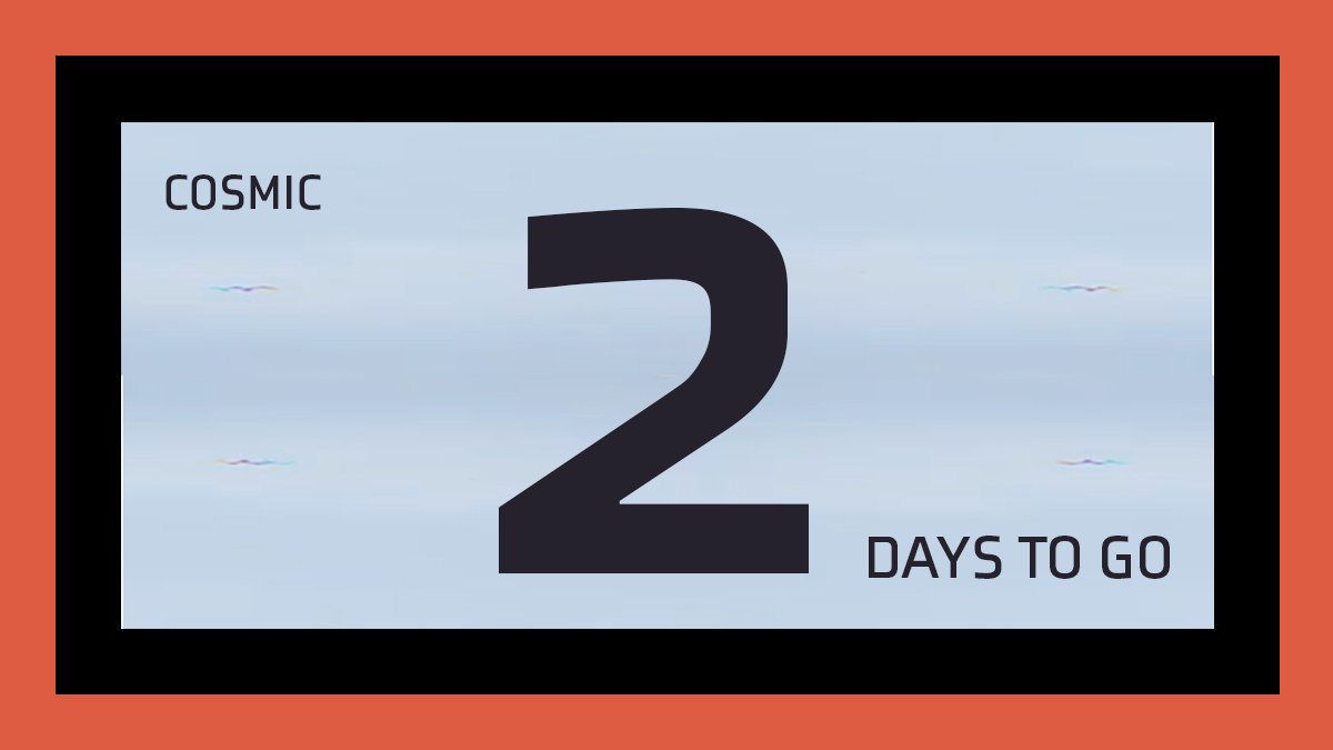 Cosmic: releases FRIDAY⁠!
Pre-save on Spotify: tinyurl.com/y6dcnw2x
@RoccoMusicCo 
#newstuff #new #hype #countdown #newsongs #newthing #newmusic2020 #freshmusic #musicdiscovery #music2020 #musicpop #musicnews #musictime #musicislove #goodmusic #electronicmusic