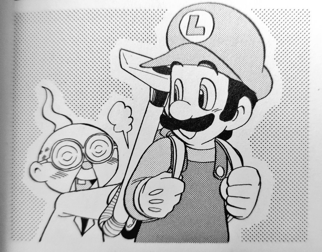 Crying again over how precious the Luigi's Mansion manga is 