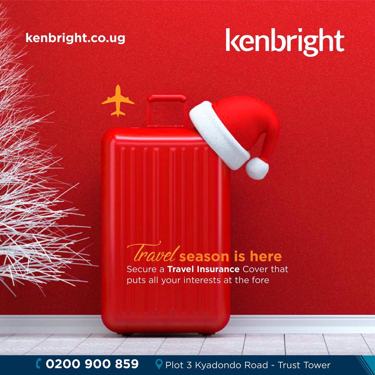 KenbrightUG's tweet photo. It’s travel season ✈️
Secure your Travel Insurance Cover with us today! A Travel Insurance Cover protects you from certain financial risks and losses that can occur while traveling.
Call 0200 900 859 for yours today!
#Kenbright #TravelInsuranceCover #CatchFlights https://t.co/svyWAxM8Q6