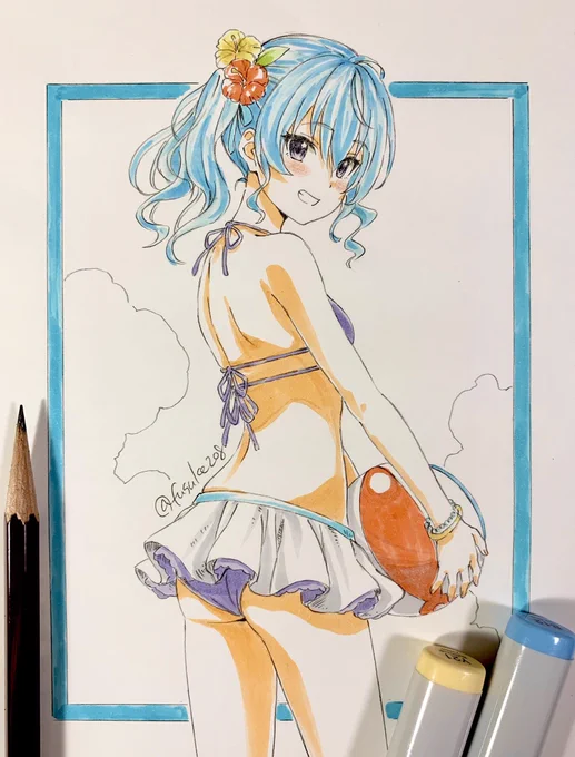 今年中盤のアナログ描きホロメン振り返り。その2? 