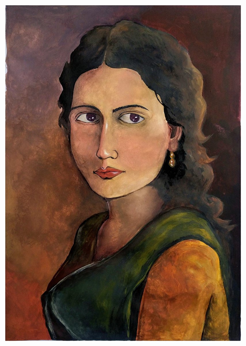 PiyalDEY3's tweet photo. Painting ( Girl )
Medium : water colour (camel-artist)
It is the first try as a portrait drawing.
oilart #waterpaints #watercolor #painting #paint #drawingtime #portraitart #portrait #hardpaint #blending #colour #media #artsy #artoninstagram #today #colours #imagination https://t.co/feQOeY2RJN