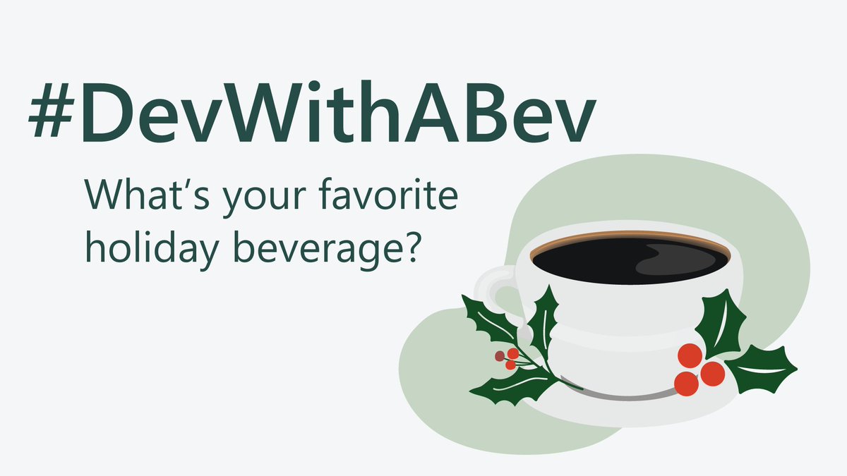 msdevindia's tweet photo. We're enjoying all the #DevWithABev selfies you've shared thus far and we'd love to see more! It's easy to participate. 
📸 1. Take a picture of you with your favorite holiday beverage
📲 2. Tag it 
🤗 3. Encourage other developers to do the same. #DevDecember https://t.co/4WD5rEnLhl