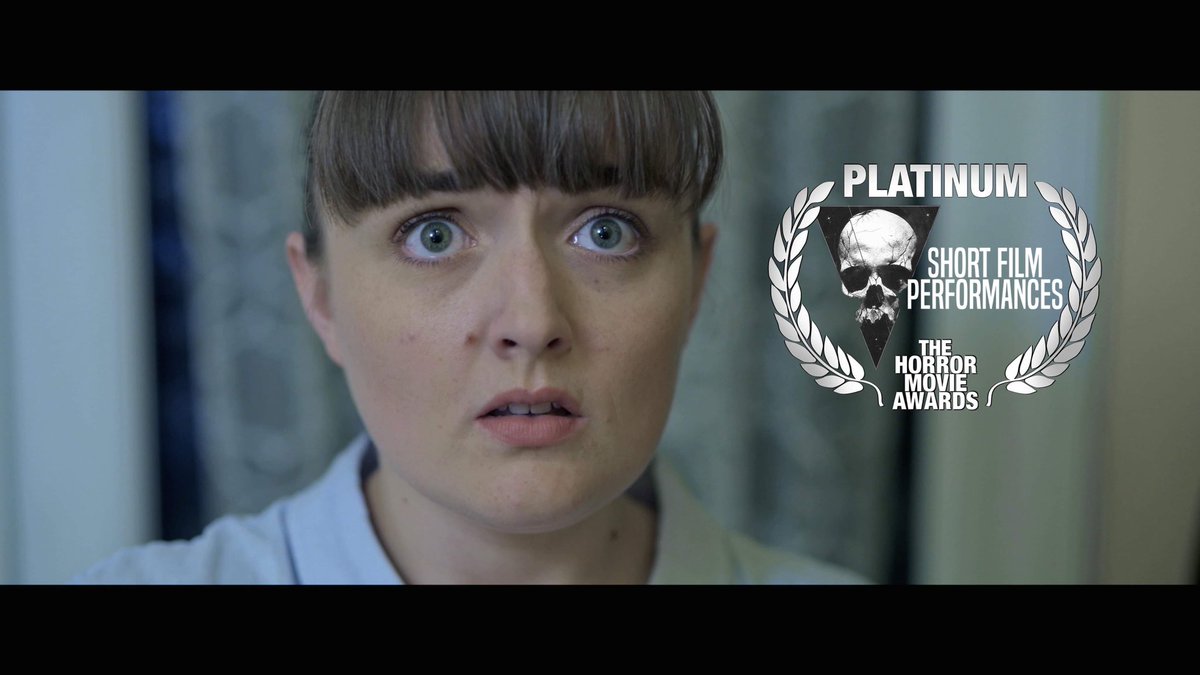 How wonderful to have won Platinum for Short Film Performance in the The Horror Movie Awards by <a href="/15SecHorrorFC/">WORKOBEYFILMS+</a> for my silent performance as Maria in A Funny Way To Die directed by @EditAnimal. Perhaps I should keep my mouth shut more often 😂 
Thank you #thehorrormovieawards