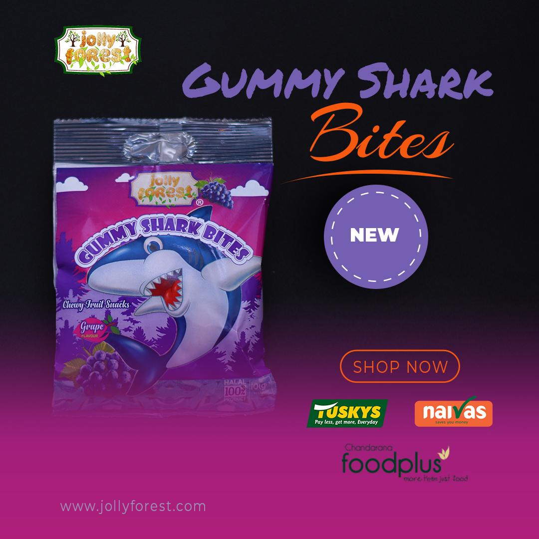 jollyforestke's tweet photo. To all gummy lovers, we present to you our grape-flavored shark bites. Get them at the nearest supermarket next to you
#gummies #sharkbitegummies #gummybears #candygummies #jollyforestke https://t.co/p8nhpnkjGu