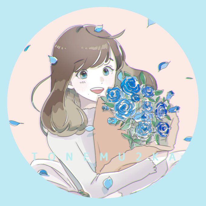 青いバラの花束をのtwitterイラスト検索結果 古い順