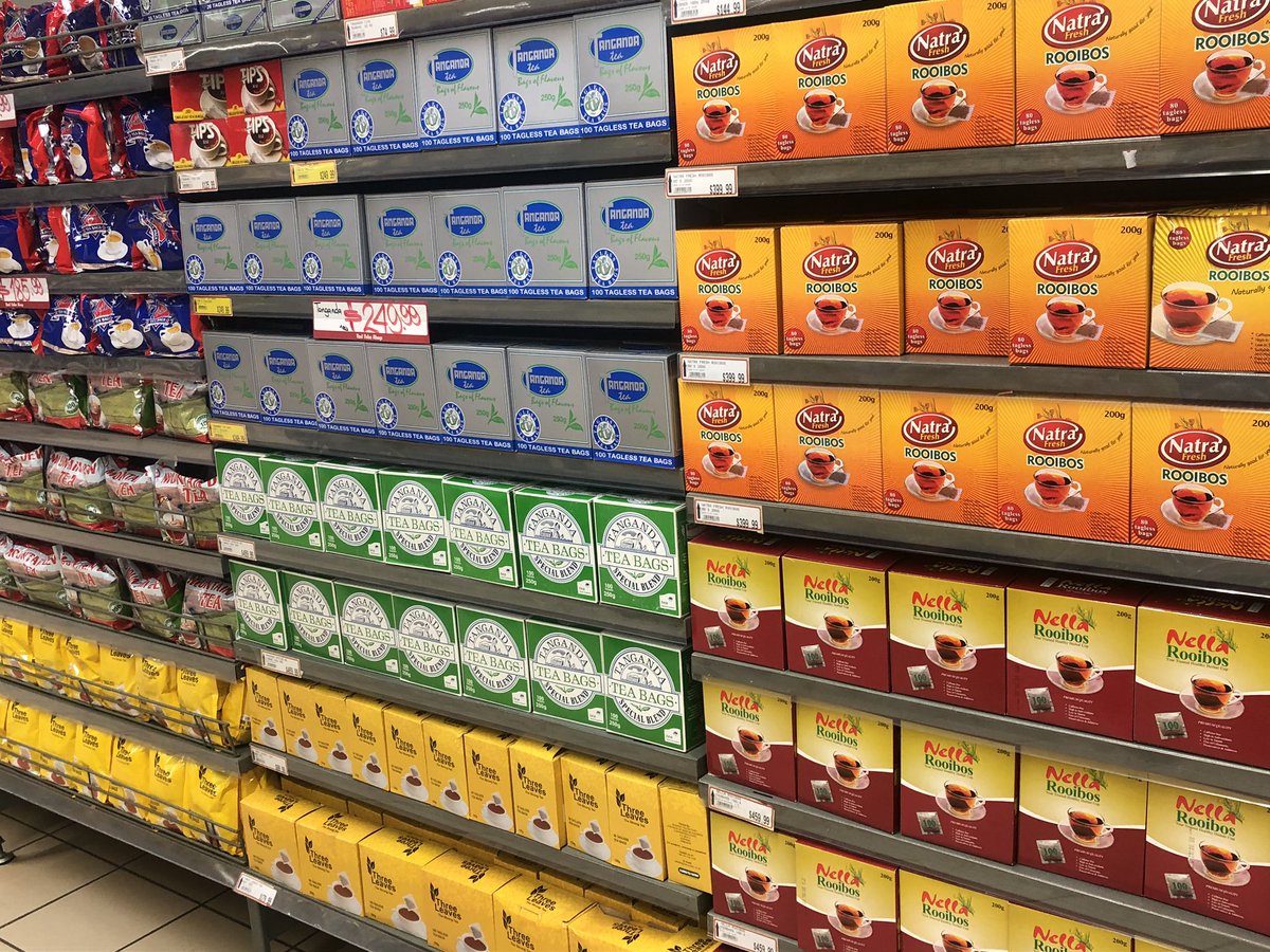 What do you reckon is the percentage of local manufactured products on the shelves in our supermarkets??Not enough yet, but our products definitely not doing too shabbily in the foods and detergents sections
