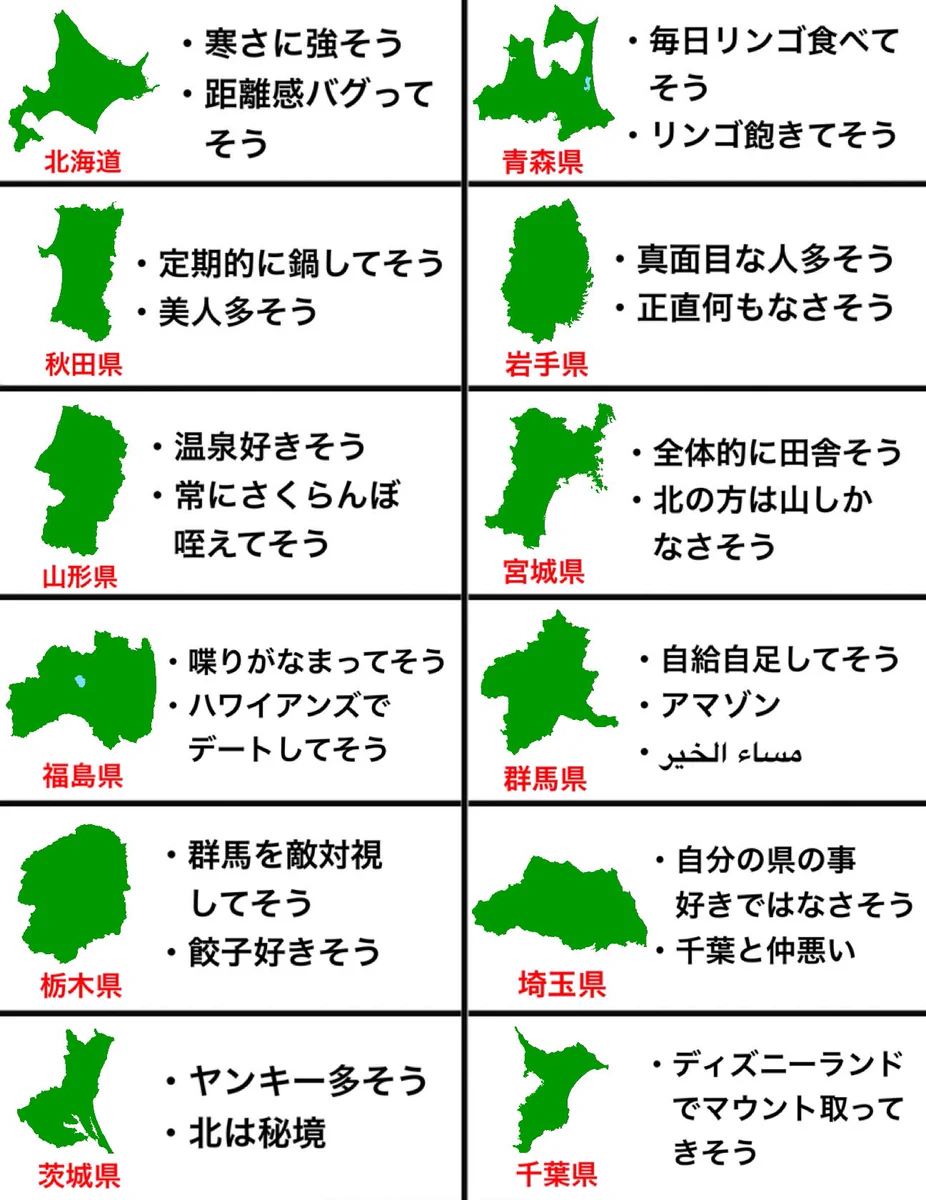 あなたの住んでいる所はどう思われてる？各都道府県に対する偏見のまとめ！www
