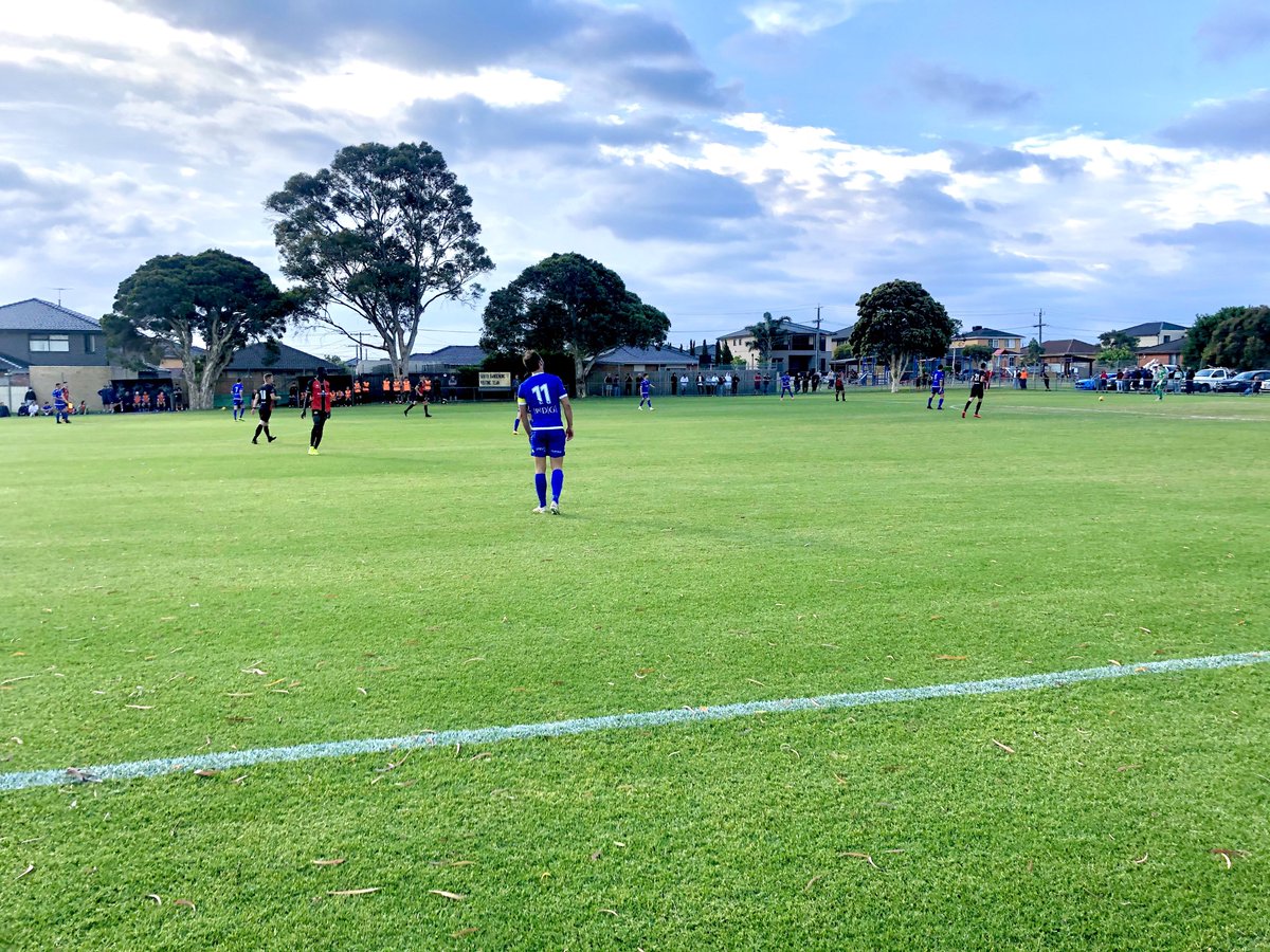 smfcmike's tweet photo. Back from the “S/E geographic region & catchment area” where @DandyThunderFC & @SMFC played out a solid 0-0 draw in front of 200-300 spectators. Not one #FAKE⚽️ #McCity #MCFRANCHISE🍟 CUSTOMER in sight (they apparently own the region).
#GoSouth! 👊
🔵⚪️⚽️
#NPLVIC #aleague https://t.co/0kAyKI20jj