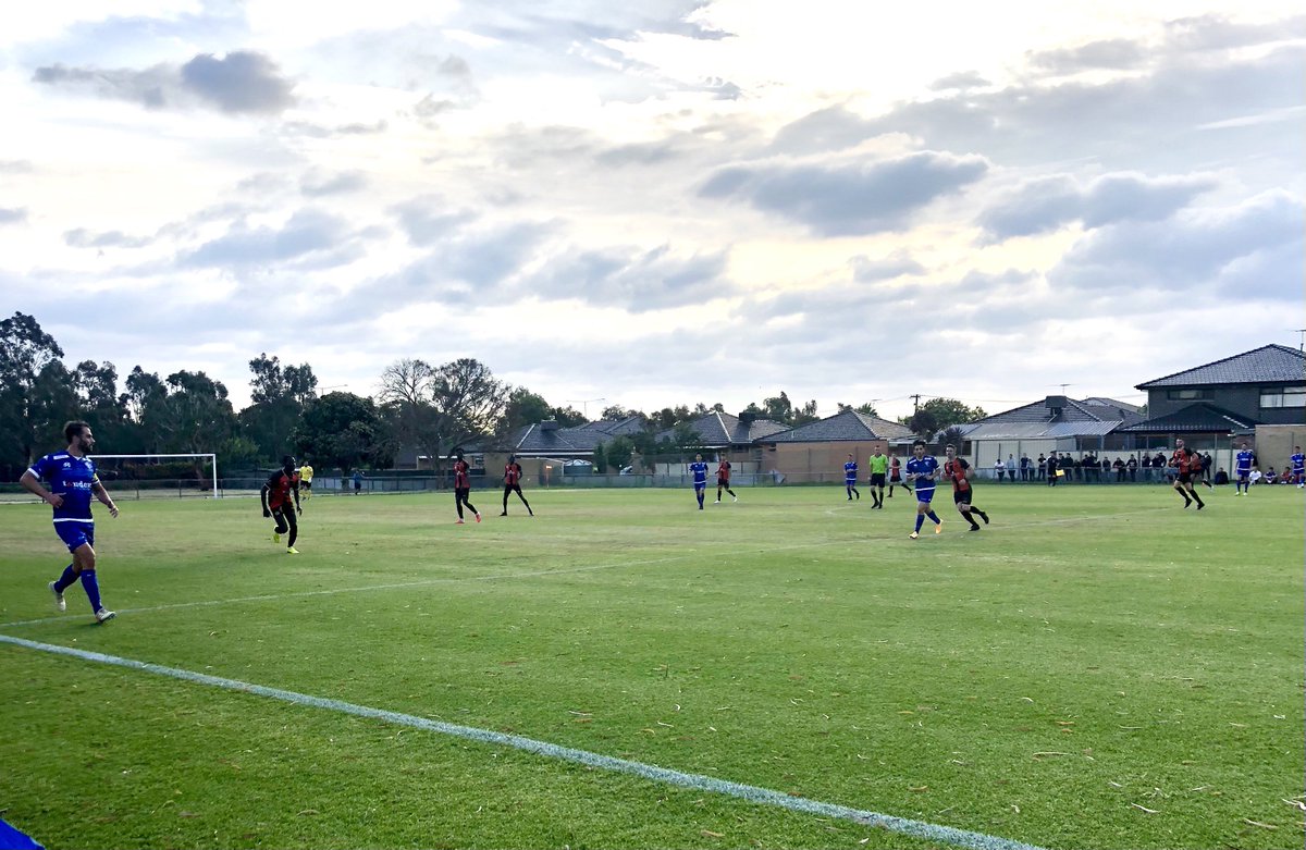 smfcmike's tweet photo. Back from the “S/E geographic region & catchment area” where @DandyThunderFC & @SMFC played out a solid 0-0 draw in front of 200-300 spectators. Not one #FAKE⚽️ #McCity #MCFRANCHISE🍟 CUSTOMER in sight (they apparently own the region).
#GoSouth! 👊
🔵⚪️⚽️
#NPLVIC #aleague https://t.co/0kAyKI20jj
