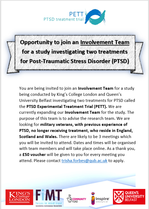 PETT Study: PTSD Treatment Trial (@PettStudy) / Posts / X