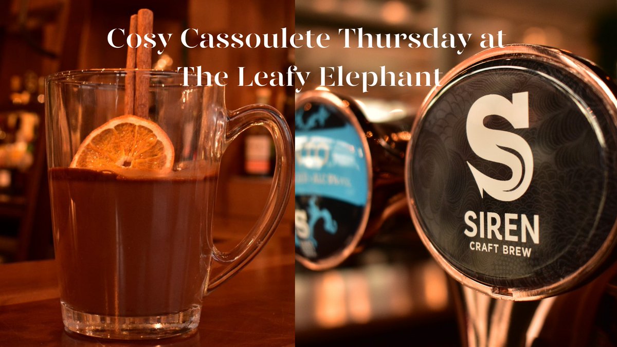 LeafyElephant's tweet image. Still time to book in for our cosy cassoulete this Thursday! Give us a call 0118 334 2623 or book through our website 🥂🍲🎄🥳 leafyelephant.com/bookings