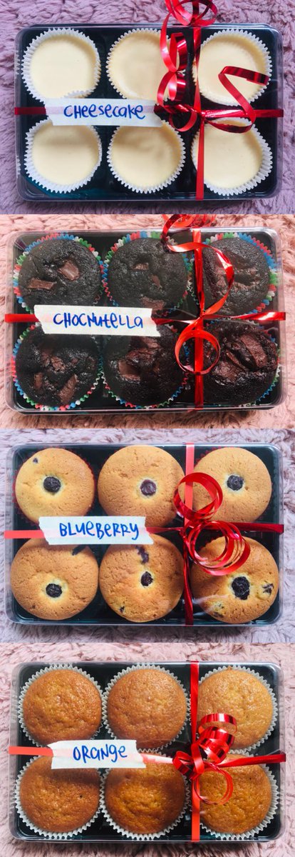 veravecto's tweet photo. Hello Kuching people! 🥰 I'm back with the muffins! 🧁🧁 you can place your order now before Jumaat 18/12. Contact me through whatsapp 0128534993 (Awang) ✨

🧀 mini cheese cake RM3.50/pc
🍊 orange muffin RM2.50/pc
🍒 blueberry muffin RM2.50/pc
🍫 chocolate muffin RM2.50/pc https://t.co/D0N9xMJfdj