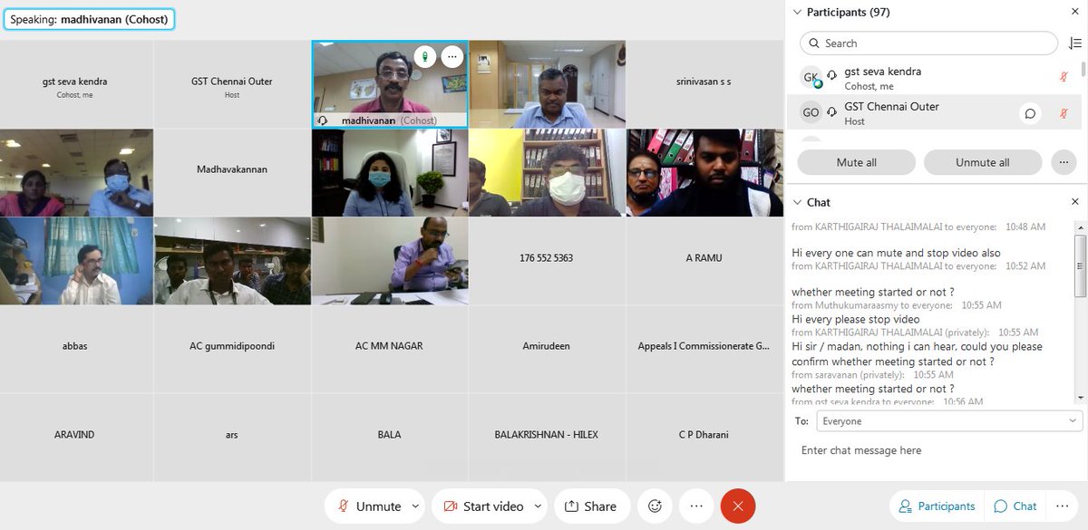 gstchennaiouter's tweet photo. Today morning, a webinar was organised by Chennai Outer GST Sevakendra, on E-invoice. #EkKarDeshBehtar @theicai @icsi_cs @IMC_India @hindcham @ficci_india @ICAICMA @IMC_India @FieoHq @eepcindia @pibchennai @FieoHq @ASSOCHAM4India @gstchennainorth @credaichennai @FollowCII https://t.co/ulrIgHU33K