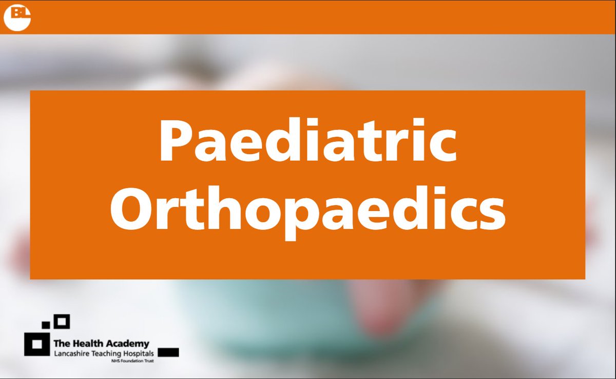 OmarAboo2's tweet photo. The Paediatric Orthopaedics course is now live! Find it under Courses>Orthopaedics &amp; Rheumatology>Paediatric Orthopaedics @Only1annsmith @BL_LTHTR https://t.co/pFAk5f2bQ1