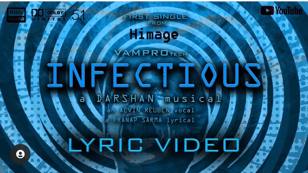 Alvinreuben1's tweet photo. 'VAMPRO TECH' YOUTUBE - presents
First Single from - 'Himage'
"INFECTIOUS" - Lyrical Video Song
https://t.co/d6UCFoa508
Do Support our work - Like and Share❤️
#infectious #vamprotech
#Master #Valimai #Suriya40 #Eeswaranfirstsingle #AnandaVikatanMedai #Trending https://t.co/upuIhogUOF