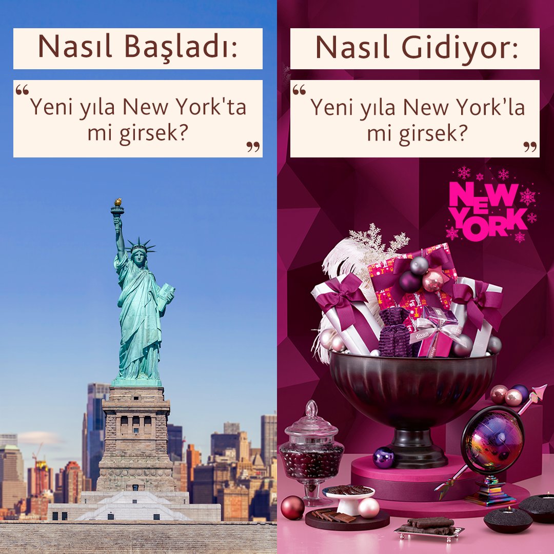 DivanPastane's tweet photo. Geniş kase içerisinde madlen, yaprak nane, karışık drajeler, çikolata kaplı krep dantel ve chocofresh erik Divan’ın New York sepetlerinde! Dekoratif dünya küresi ise cabası! New York sepet https://t.co/SNjMrnP7Ru'de. #DivanYılbaşı2021 https://t.co/PA6qZ1XzNj