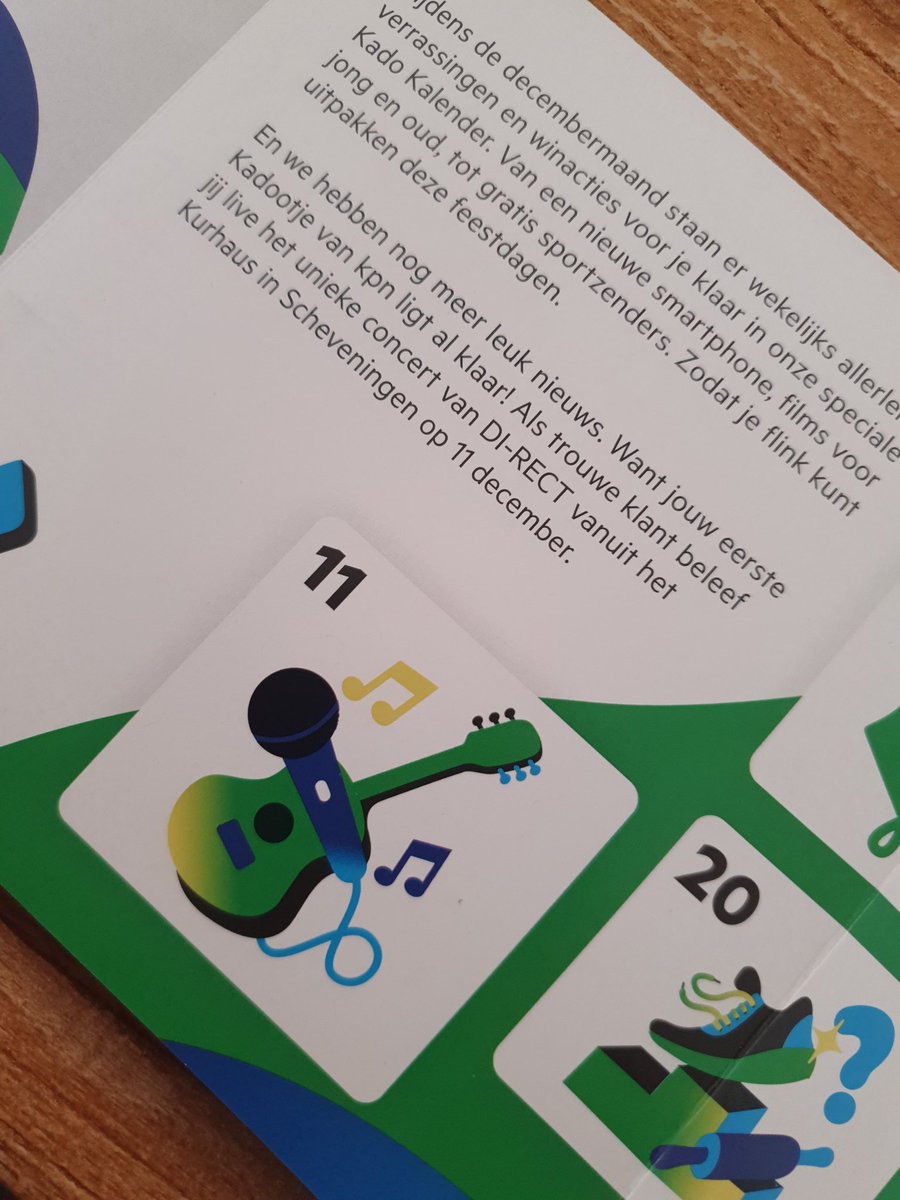martijnrex's tweet photo. Zojuist een top op cadeau van #kpn gekregen! Gratis concert van di-rect op 11 december! https://t.co/3mC9Ewp5mA