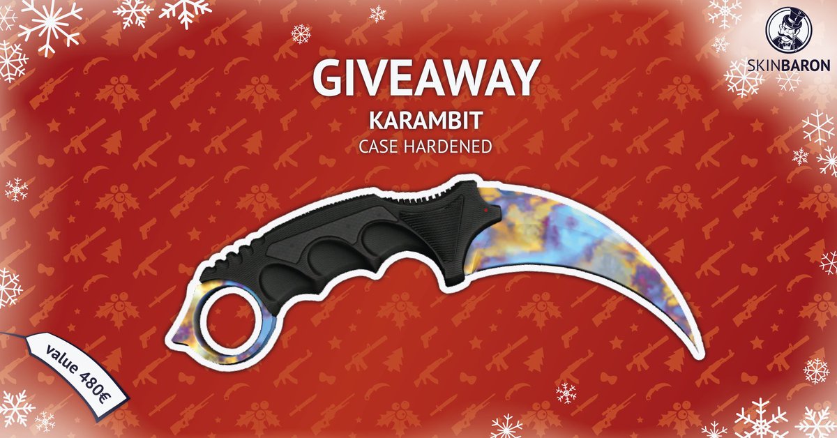 Heute gibt´s für euch einen der schönsten Skins! 😍

Wie du teilnehmen kannst:
1. Folge <a href="/SkinBaronDE/">SkinBaron.de</a> 
2. Like!
3. Retweet!

Besuche uns auch auf Facebook und Instagram um deine Gewinnchance zu erhöhen!
Gewinnspielende: 17. Dezember

Terms &amp; Conditions: skinbaron.de/promotiontos