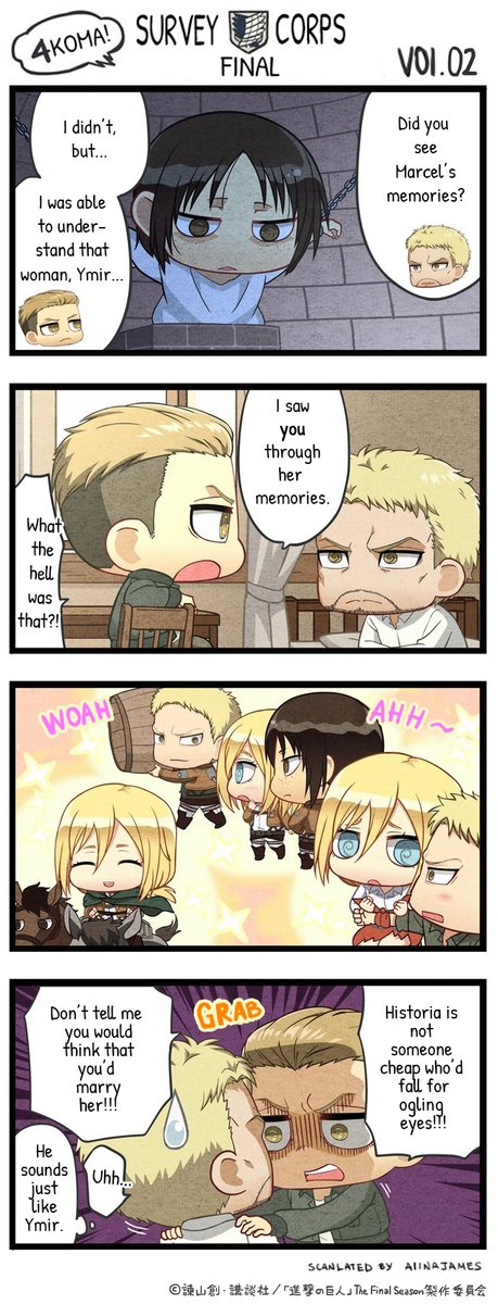 Attack On Titan Wiki On Twitter Attack On Titan The Final Season Chimi Chara 4 Koma Chapter 2 English Translations By Alinajames