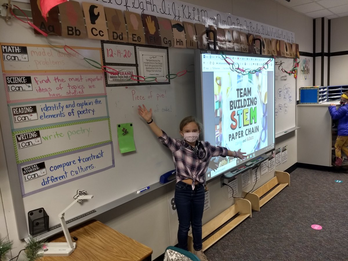 geiser_teaches's tweet image. When a fun STEM challenge can double as party decor, it is a win-win! And speaking of WIN, congrats to Katrina for creating the winning chain measuring at a whopping 198 inches! #TwoPapers #LimitedTape @TISDWCES
