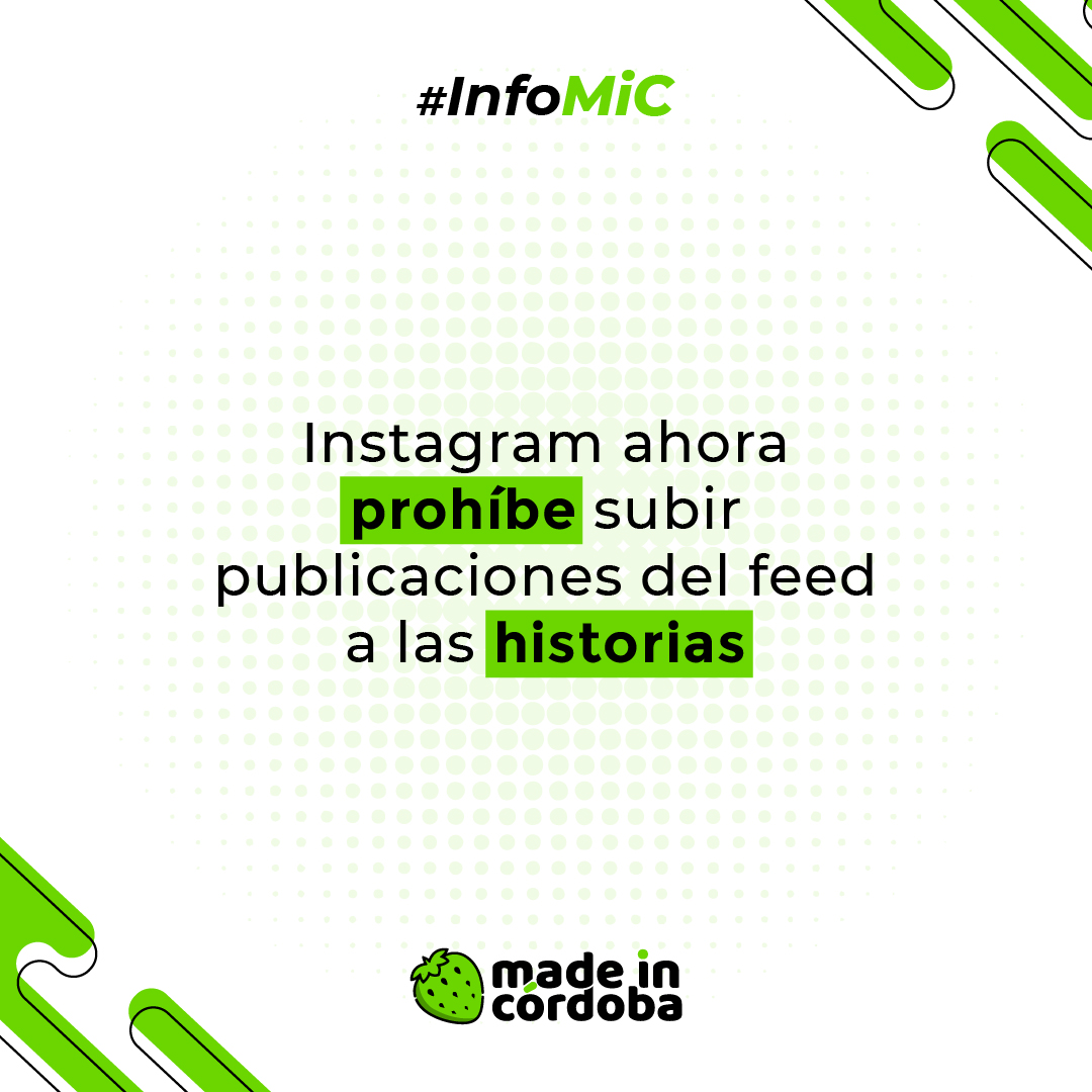 Madeincbaok's tweet photo. Instagram sacó la semana pasada una nueva actualización que hizo mucho ruido para todos 🧐 el hecho de no poder subir más a nuestras historias las publicaciones que se realizan en el feed. Con el equipo de MiC les traemos una solución alternativa😝Deslizá para ver cómo hacerlo ➡️ https://t.co/e6alhbVX3M