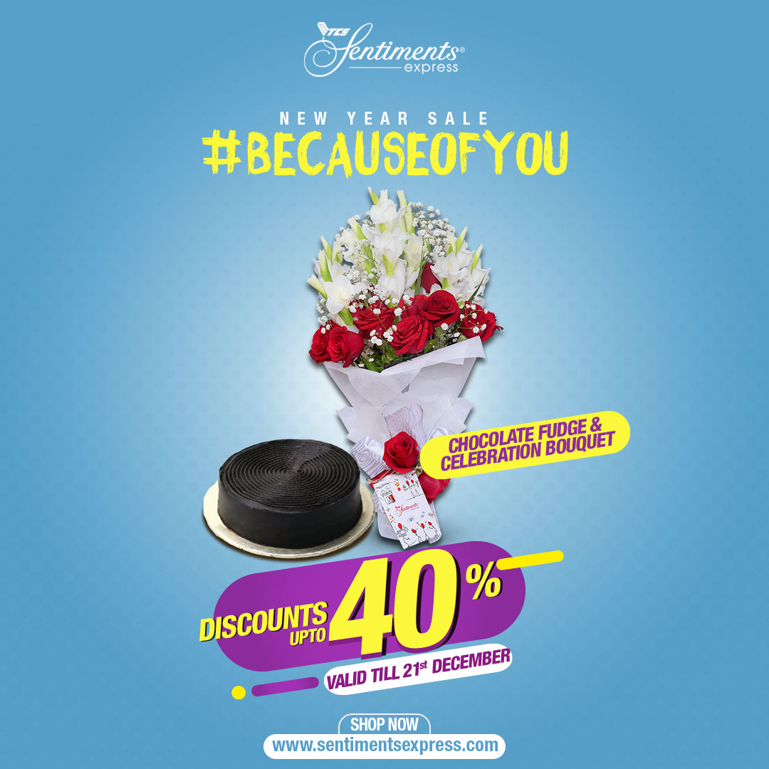 tcs_couriers's tweet photo. New Year's Biggest SALE is LIVE.
Thank your loved ones who made 2020 a memorable year for you. 😊
Unbelievable Discounts of up to 40% 🤯
Hurry up and Shop now https://t.co/04JbMwzwBl
#BecauseofYou #tcssentimentsexpress #Sale #giftingwebsite https://t.co/fu1kohYh5E