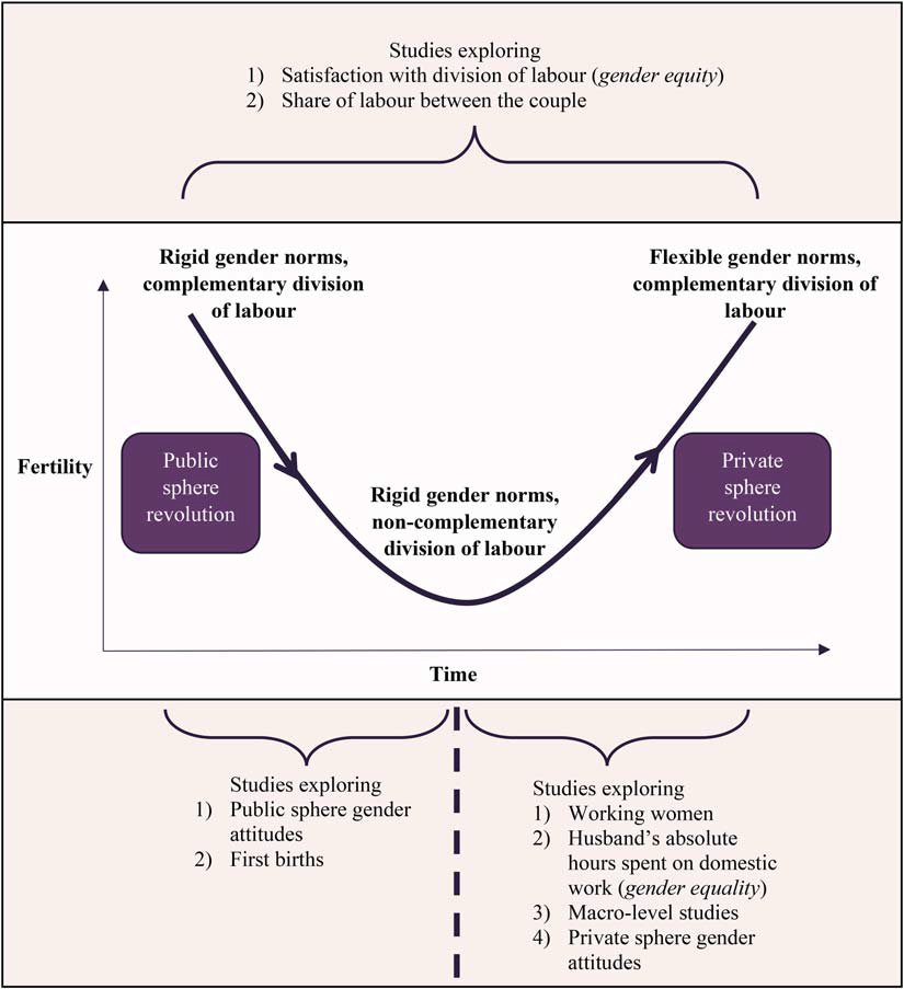 7/n In the review we broadly find evidence supporting gender revolution ideas, which we summarise in this figure. BUT there is A LOT of nuance and subtle variation making formal meta analysis impossible. We argue better engagement with theory ahead of analysis can improve this.