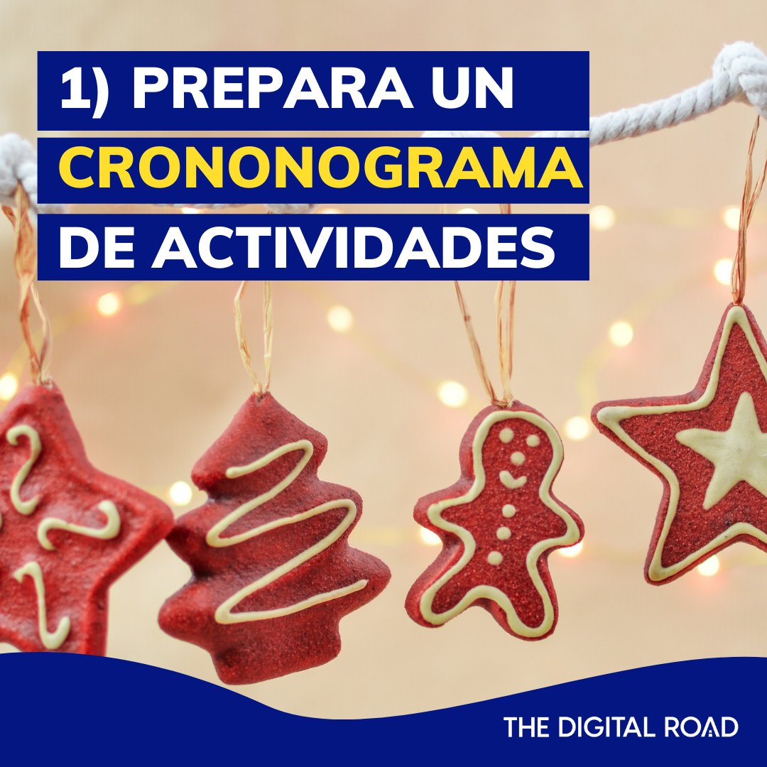 TheDigital_Road's tweet photo. Hoy os traemos 5 #DigitalTips para sacar el mayor partido a tu campaña navideña 🎅🏻:  

1️⃣Prepara un cronograma de actividades. 
2️⃣Cuenta una historia. 
3️⃣Desarrolla landing pages específicas. https://t.co/lts3v4QOR4