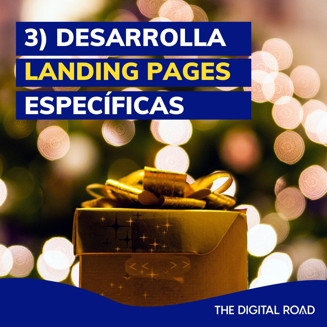 TheDigital_Road's tweet photo. Hoy os traemos 5 #DigitalTips para sacar el mayor partido a tu campaña navideña 🎅🏻:  

1️⃣Prepara un cronograma de actividades. 
2️⃣Cuenta una historia. 
3️⃣Desarrolla landing pages específicas. https://t.co/lts3v4QOR4