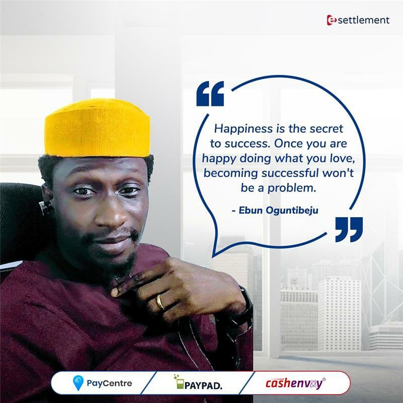 e_settlement's tweet photo. Do you want to be successful at what you do? Our Team Lead, User Experience and Design, Ebun in his words tell us that once we are happy doing what we love, becoming successful won't be a problem.

#ESLQuotes #TeamESL #ESettlement https://t.co/pWAn1T8kUF