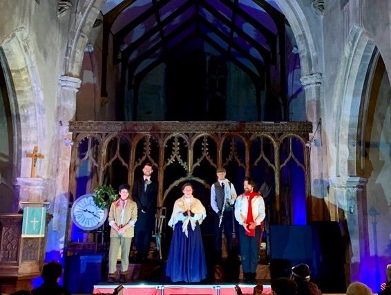 thisismytheatre's tweet photo. We’ve had some lovely photos sent through from our show at St Botolph’s, #Trunch at the weekend!🎄
How great are these? 😁
We’re off to @StPeterSudbury today and there are only a few tickets left! Get yours quick 🎟
https://t.co/QWN3o9axDj https://t.co/SqY2oE93je