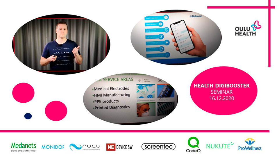 OuluHealth's tweet photo. Oulu, Finland’s second largest health technology center, is the place to work on innovations & set up businesses. Today, our innovative health companies have showcased their solutions to the Dutch partners at #HealthDigiBooster.
@NLinFinland @WTCTwente @UTwente @BusinessOulu_ https://t.co/zv6yyMobkm