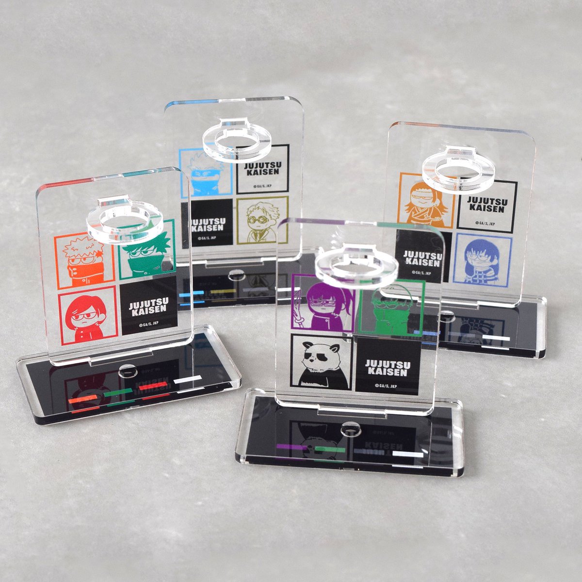 呪術廻戦 Plaza プラザ 梅田ロフト会場 12 25 金 先行発売 ジロリアクリルペンスタンド 全4種 各1 0円 税 ジロリとした表情のキャラクターが印象的なsdイラストを使用した アクリルペンスタンド デスク上で活躍間違いなしの