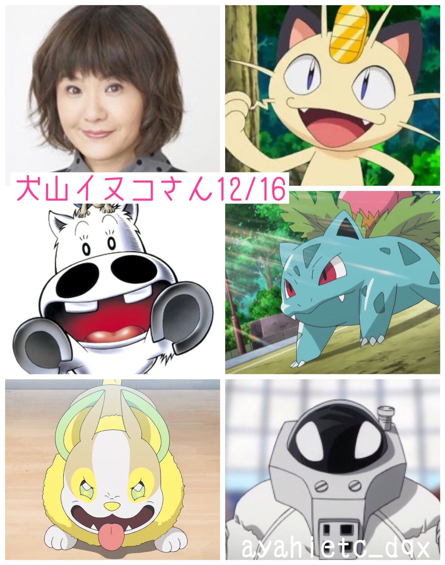 則巻ガジラ 12 16は 女優 声優 ナレーターの犬山イヌコさんの誕生日です おめでとうございます 犬山イヌコ誕生祭 ポケモンシリーズ みどりのマキバオー T Co 5yyqkvp0l4 Twitter