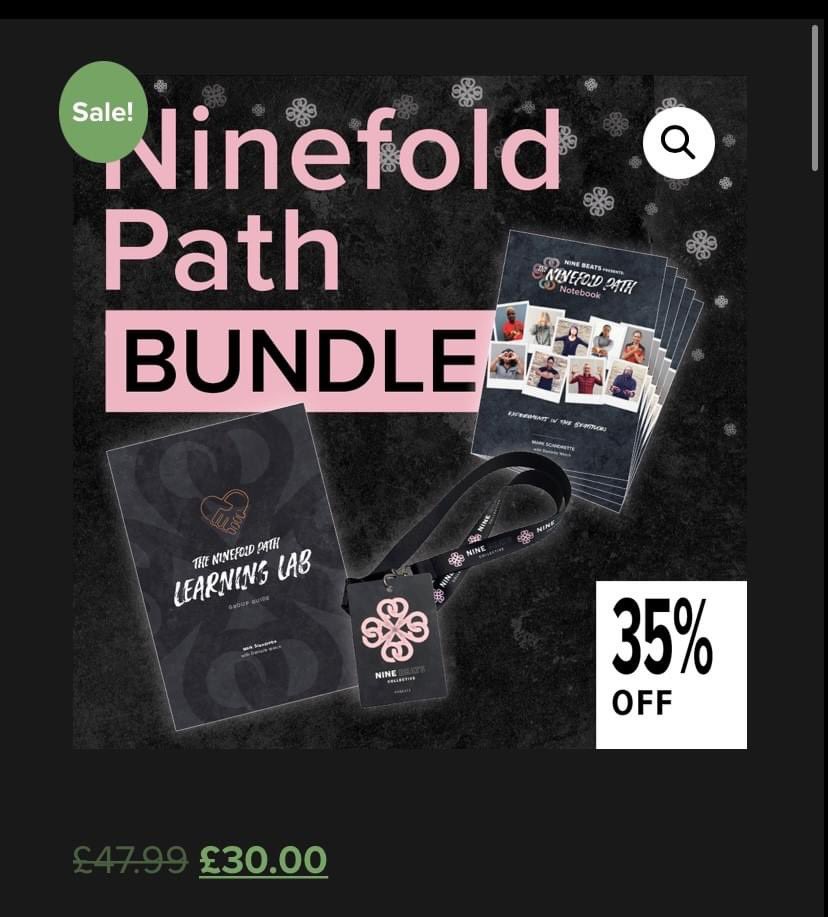 🚨 SALE - up to 40% off!🚨

Head over to our shop now and feast your eyes on our must-have items 👀

We have bundle deals, for those keen to get their hands on a selection of our items &amp; we also have single-item discounts across all of the shop.

ninefoldpath.org/shop/
