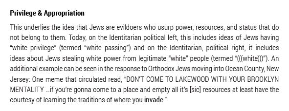 One way antisemitism manifests on ascendant progressive left is by tying Jewish success, not to the accomplishments of American Jews but ... wait for it ... ready?White privilege.