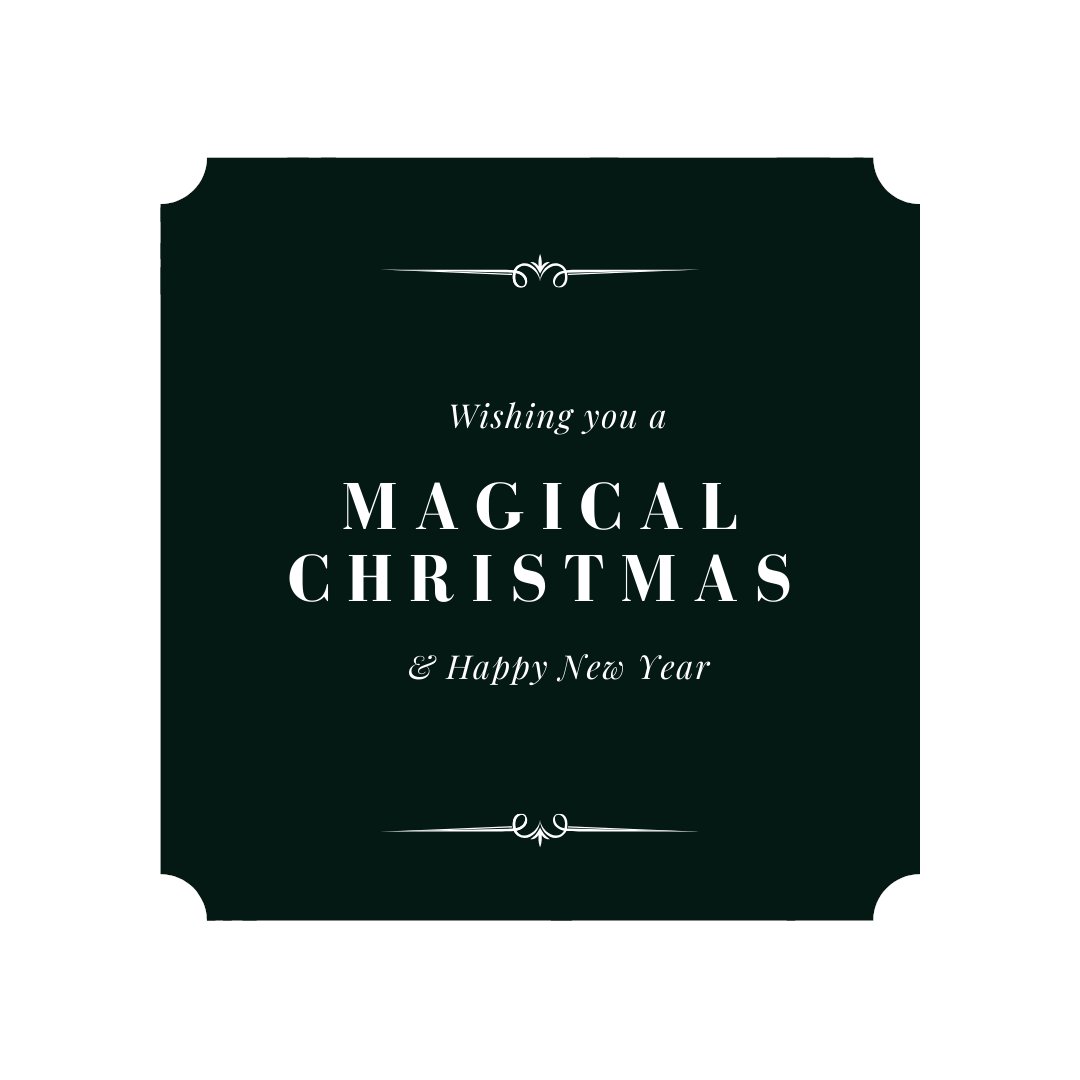 I hope you're all having a safe and wonderful Christmas week! To allow everyone to celebrate the holidays, we are closed 12/24-12/25 and on the 31st for new years eve. Happy holidays!