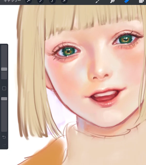 全然可愛く描けなくて苦戦してましたが可愛くなってきました 