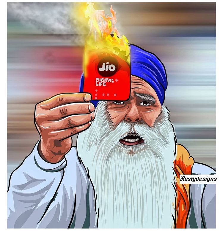 indersa07531954's tweet photo. #Bycott_jioSaavan 
#BycottAmbaniAdani 
#BycottRelianceProducts 
#BoycottJioMart 

#kissanmajdoorektazindabad 
#Stand_With_Farmer https://t.co/4yfrOc4O4C