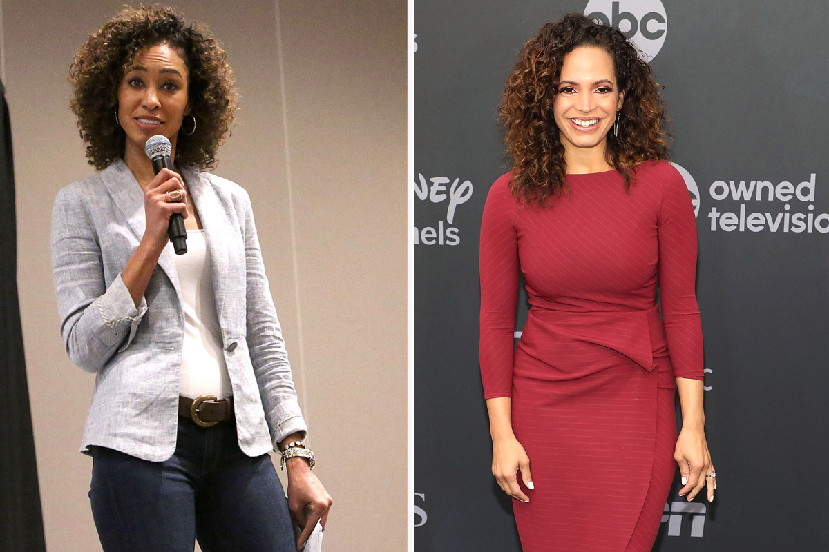 Sage Steele and Elle Duncan in ESPN's complicated 'SportsCenter' swap